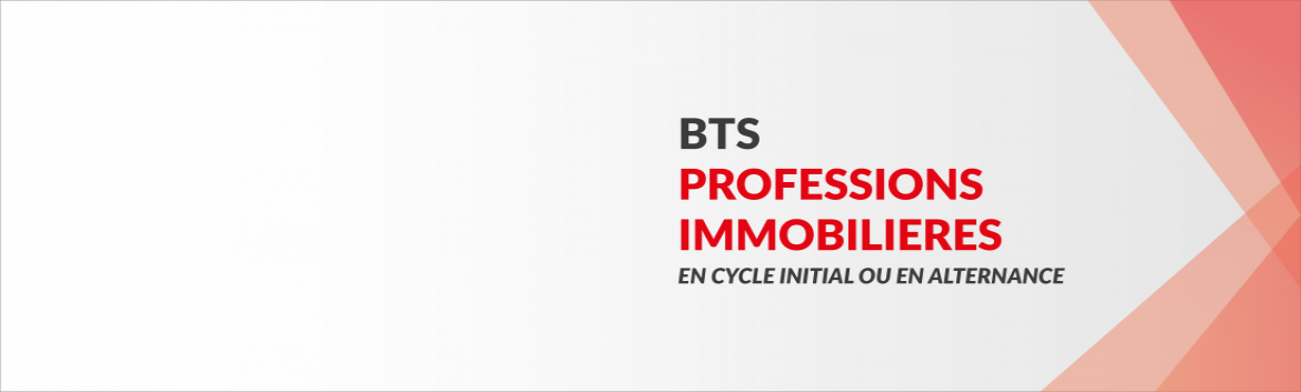 BTS Professions Immobilières BTS Professions Immobilières