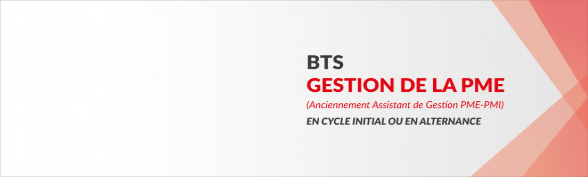 BTS Gestion de la PME (GPME) BTS Gestion de la PME (GPME)